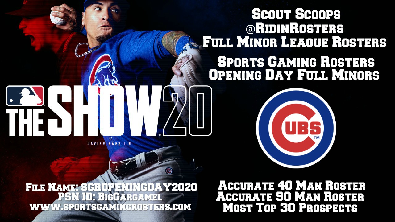 MLB The Show 20 Video – Opening Day Rosters – Chicago Cubs