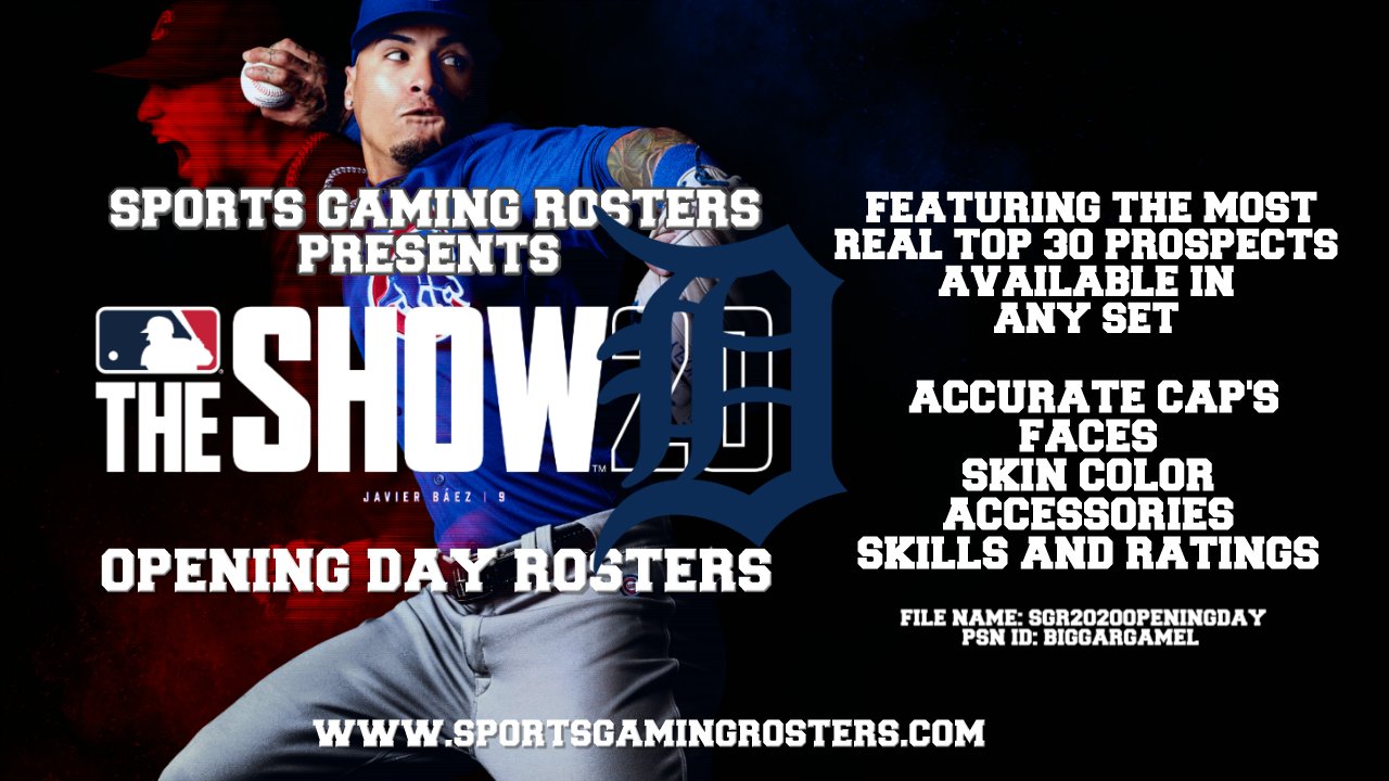 Sports Gaming Rosters MLB The Show 20 Opening Day Rosters – Detroit Tigers