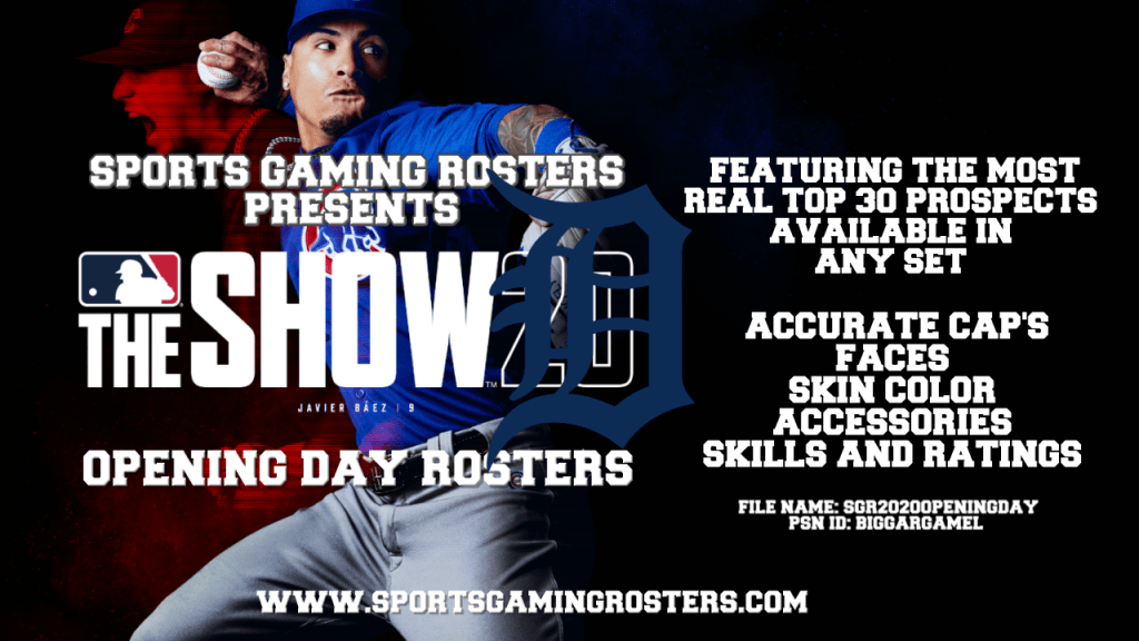 Sports Gaming Rosters MLB The Show 20 Opening Day Rosters – Detroit&nbsp;Tigers