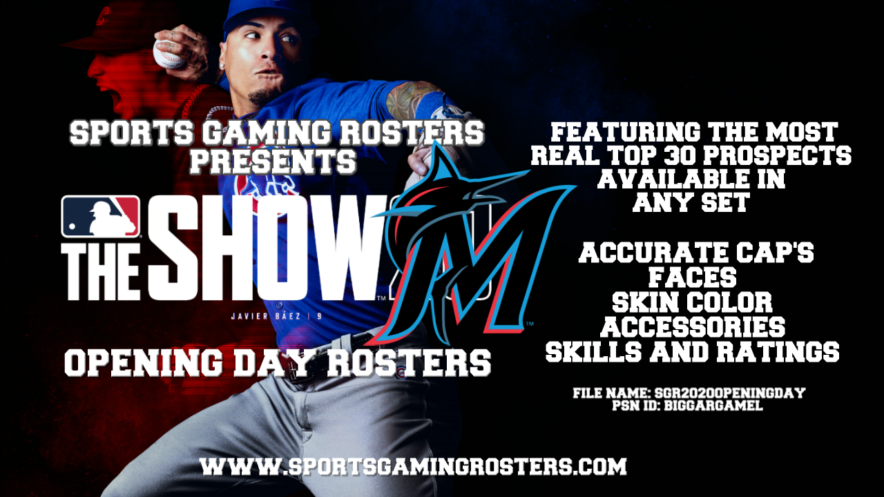 Sports Gaming Rosters MLB The Show 20 Opening Day Rosters – Miami Marlins