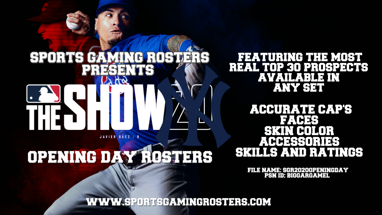 Sports Gaming Rosters MLB The Show 20 Opening Day Rosters – New York Yankees