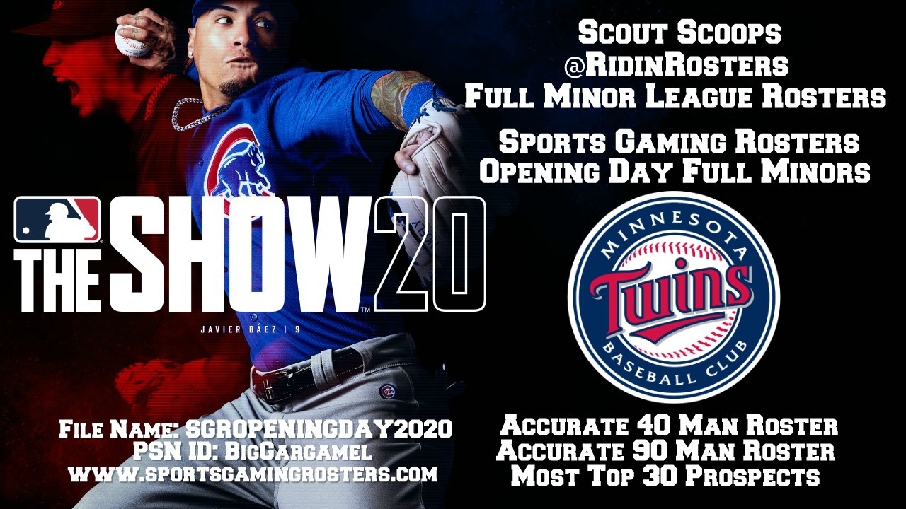 MLB The Show 20 Video – Opening Day Rosters – Minnesota Twins