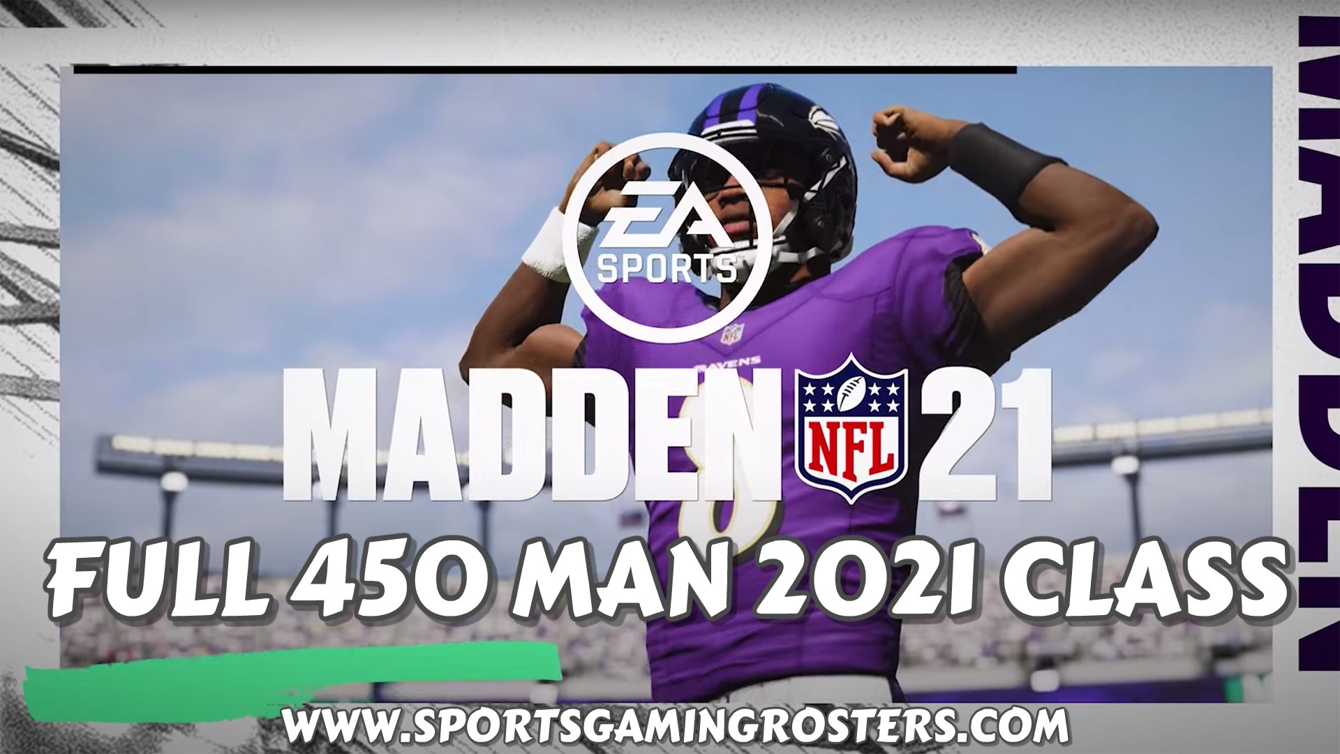 Madden NFL 21 Full 450 Player 2021 Draft Class Available Now! (PS4)