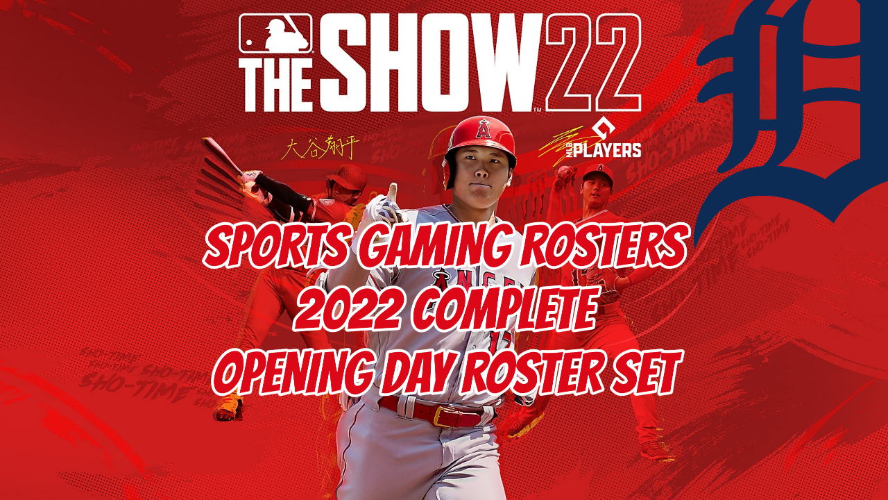 MLB The Show 22 – 2022 Opening Day Rosters – Detroit Tigers