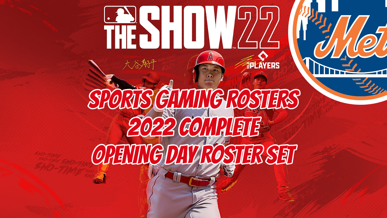 MLB The Show 22 – 2022 Opening Day Rosters – New York Mets