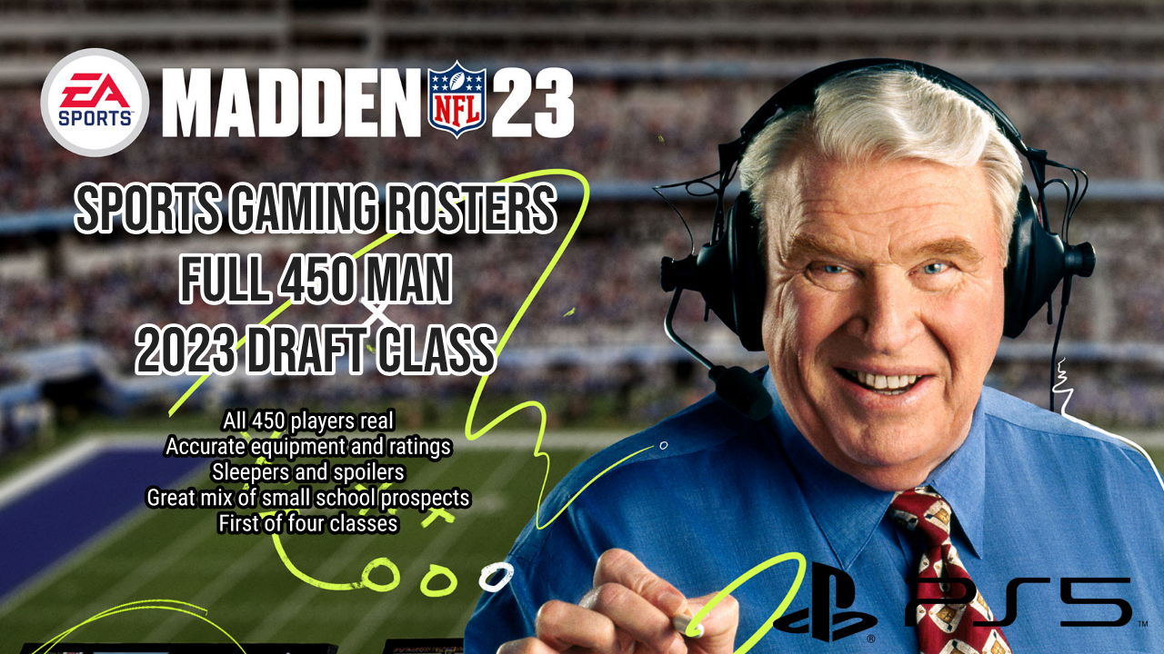 Madden NFL 23 Full 450 Man Draft Class (PS5) Out Now!