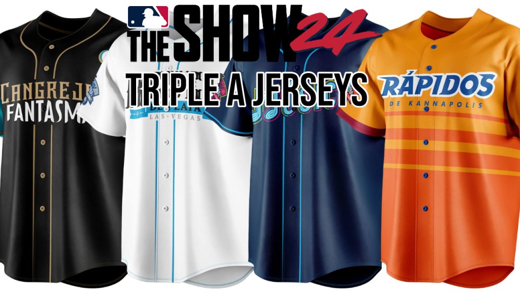 MLB The Show 24 – All Triple A (AAA) Jerseys/Uniforms in Game – Including&nbsp;COPA